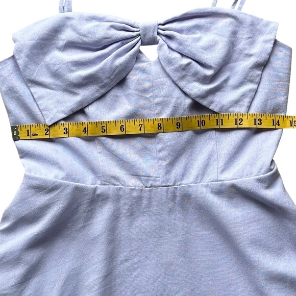 Altar'd State Lilac Purple Arlet Bow Dress - M - Romantic - Picture 10 of 11